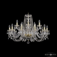 Подвесная люстра Bohemia Ivele Crystal 1402/10+5/300 G Подвесная люстра Bohemia Ivele Crystal 1402/10+5/300 G