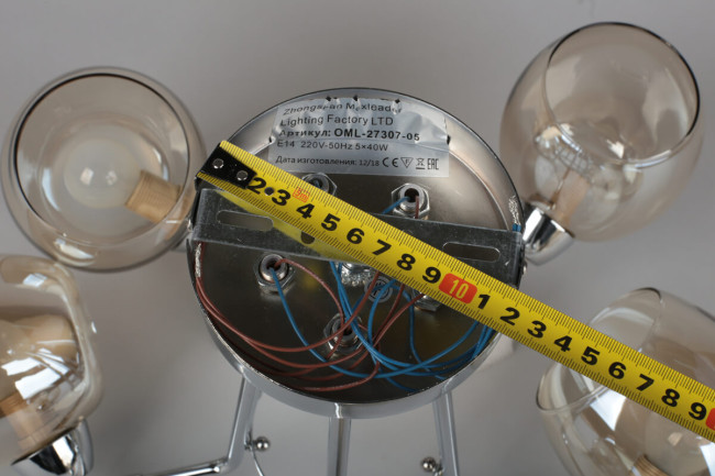 Подвесная люстра Omnilux Tesero OML-27307-05 Подвесная люстра Omnilux Tesero OML-27307-05