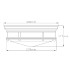 Потолочный светильник Hinkley Hadrian QN-HADRIAN-FS-CM-OPAL Потолочный светильник Hinkley Hadrian QN-HADRIAN-FS-CM-OPAL