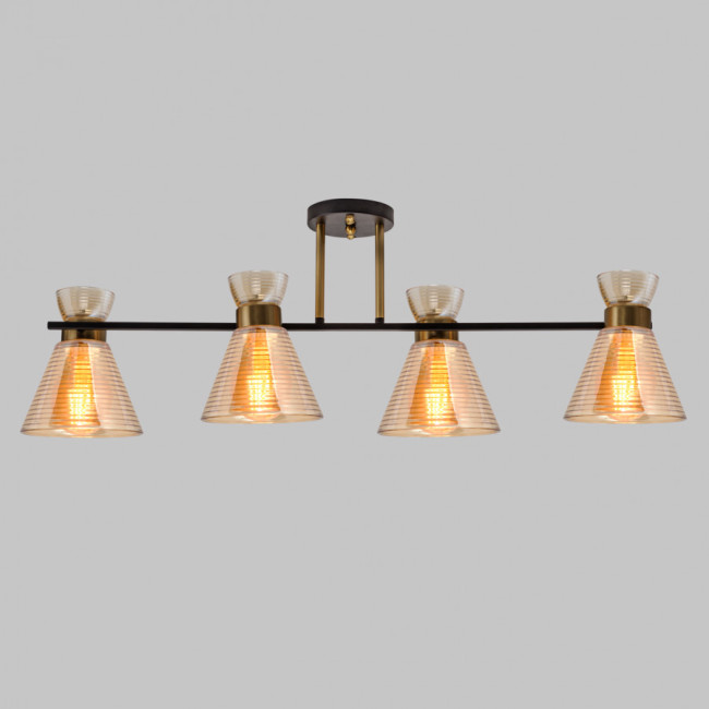 Потолочная люстра IMEX MD.6200-4-S-BK+COP Потолочная люстра IMEX MD.6200-4-S-BK+COP