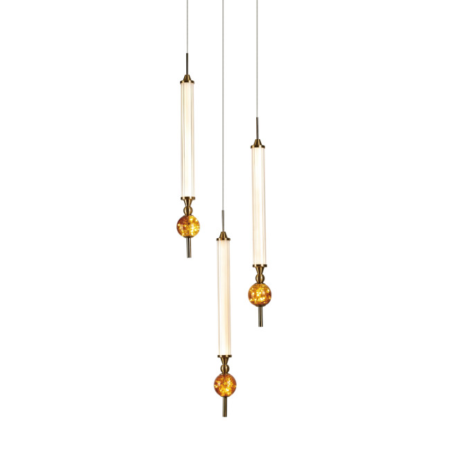 Подвесной светильник OD2503-3 gold