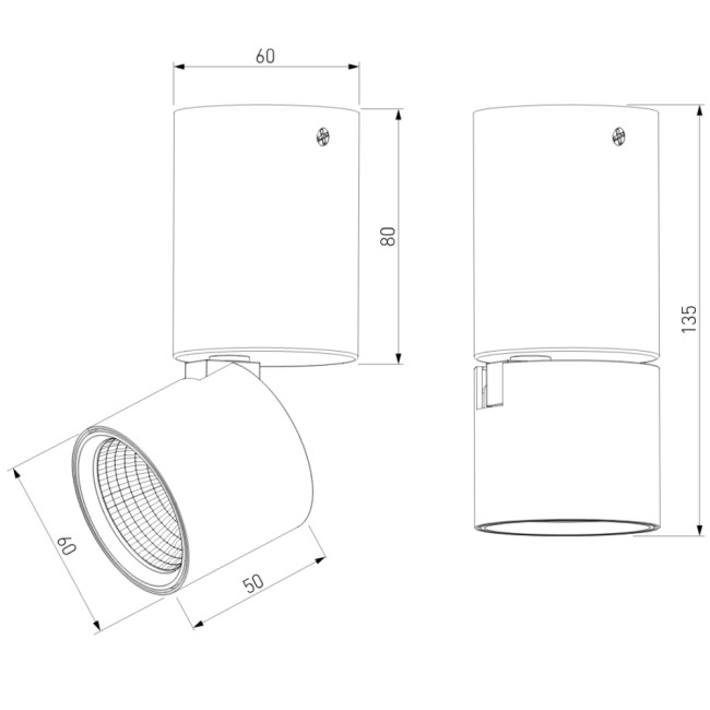 Накладной спот Elektrostandard Sens 4690389197819 a063679 Накладной спот Elektrostandard Sens 4690389197819 a063679