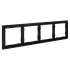 Рамка на 4 поста Voltum S70 VLS100408 (черный матовый) Рамка на 4 поста Voltum S70 VLS100408 (черный матовый)