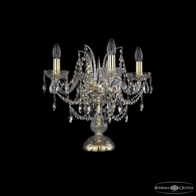 Настольная лампа Bohemia Ivele Crystal 1411L/4/141-39 G Настольная лампа Bohemia Ivele Crystal 1411L/4/141-39 G