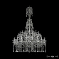 Подвесная люстра Bohemia Ivele Crystal 1413/20+10+5/400/XL-164/2d Ni
