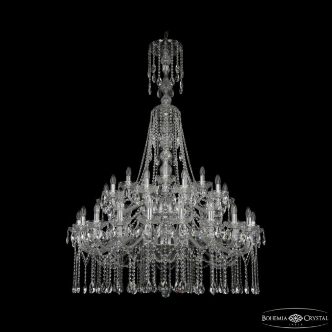Подвесная люстра Bohemia Ivele Crystal 1413/20+10+5/400/XL-164/2d Ni