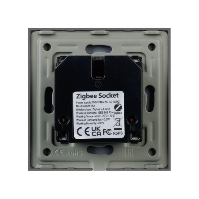 Розетка электрическая с Zigbee управлением Arlight SCT-OMALI-EUZB1-PL-GR (240V, 16A, Zigbee) 050101 Розетка электрическая с Zigbee управлением Arlight SCT-OMALI-EUZB1-PL-GR (240V, 16A, Zigbee) 050101