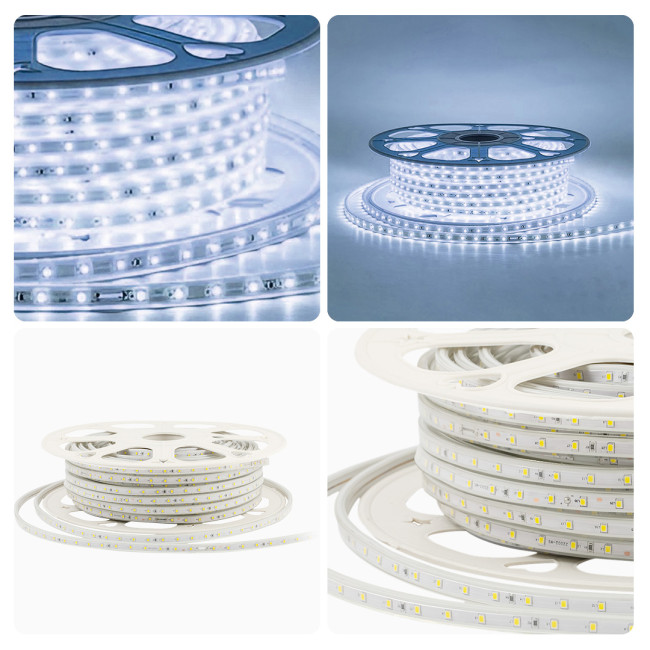 Светодиодная лента Apeyron Стандарт 220В 2835 6Вт/м 6500К 50м IP65 17-42 Светодиодная лента Apeyron Стандарт 220В 2835 6Вт/м 6500К 50м IP65 17-42