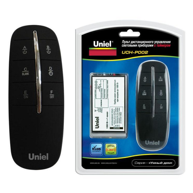Пульт управления светом (03621) Uniel UCH-P002-G1-1000W-30M Пульт управления светом (03621) Uniel UCH-P002-G1-1000W-30M