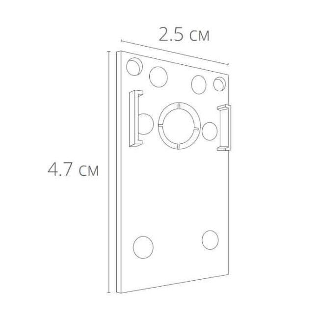 Коннектор-заглушка Arte Lamp Linea-accessories A482133 Коннектор-заглушка Arte Lamp Linea-accessories A482133