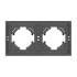 Рамка пластиковая на 2 поста Arlight FRM-TENDO-SFPL-2-GR 054648