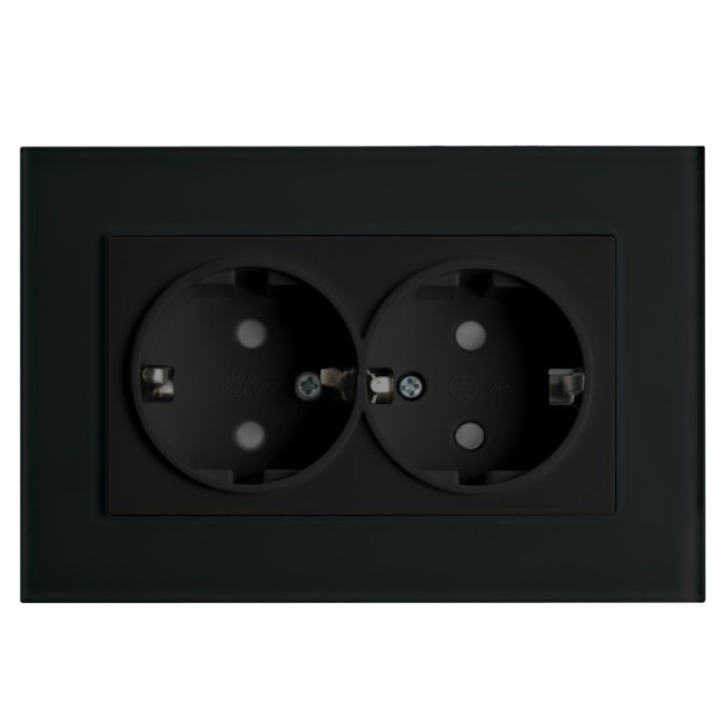 Розетка 2-местная Stekker PST16-9011-03 с защитной шторкой 39482 Розетка 2-местная Stekker PST16-9011-03 с защитной шторкой 39482