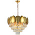 Подвесная люстра Natali Kovaltseva CHIC 81437/8C GOLD