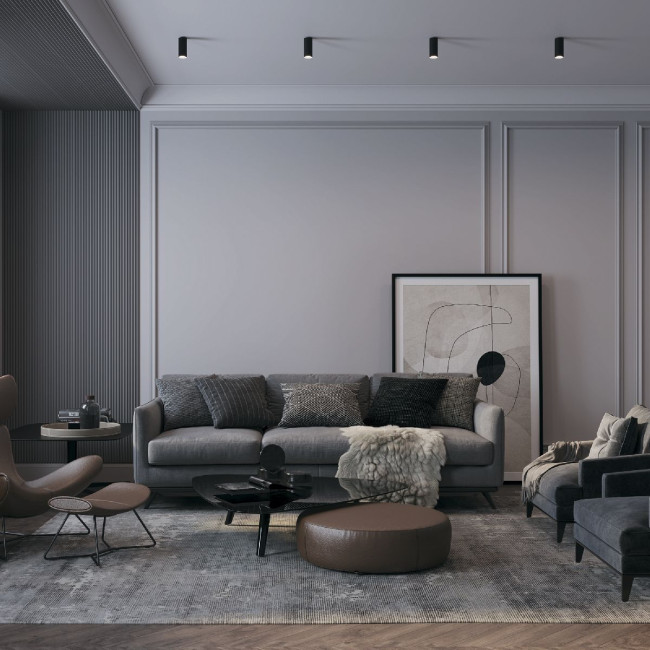 Потолочный светильник Maytoni FOCUS S C052CL-01B Потолочный светильник Maytoni FOCUS S C052CL-01B