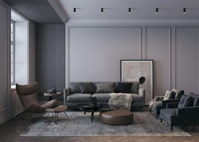Потолочный светильник Maytoni FOCUS S C052CL-01B Потолочный светильник Maytoni FOCUS S C052CL-01B