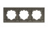 Рамка трехместная ELBI Zena 500-011400-227 Рамка трехместная ELBI Zena 500-011400-227