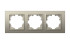 Рамка трехместная ELBI Zena 500-011400-227 Рамка трехместная ELBI Zena 500-011400-227