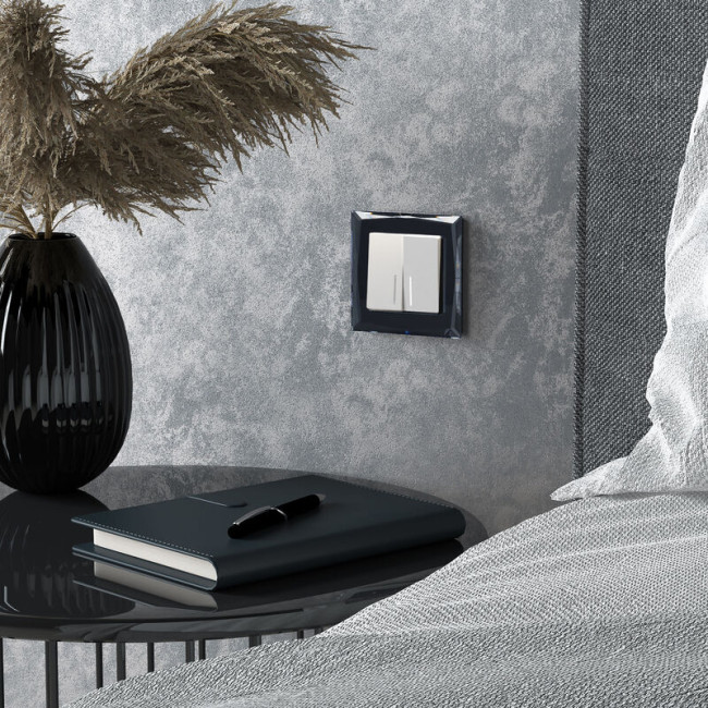 Выключатель двухклавишный Werkel 4690389184666 W1120161 a059273 Выключатель двухклавишный Werkel 4690389184666 W1120161 a059273