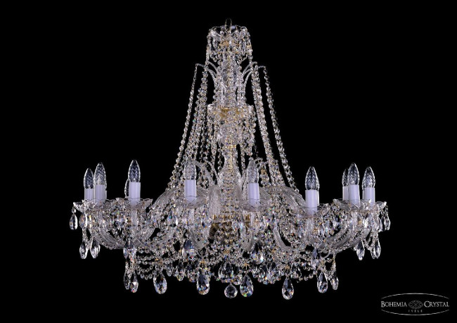 Подвесная люстра Bohemia Ivele Crystal 1411/16/360/XL-87 G Подвесная люстра Bohemia Ivele Crystal 1411/16/360/XL-87 G