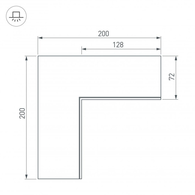 Соединитель профиля Arlight SL-LINIA 030130