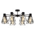 Потолочная люстра Eurosvet Trappola 70107/8 черный