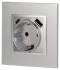 Розетка со шторками с USB type-A+C Эра Elegance 14-4108-03 Б0067741 Розетка со шторками с USB type-A+C Эра Elegance 14-4108-03 Б0067741