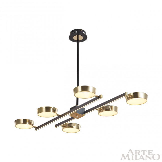 Люстра на штанге Arte Milano 271279/6L NI/GD
