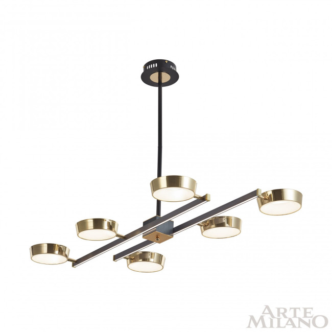 Люстра на штанге Arte Milano 271279/6L NI/GD