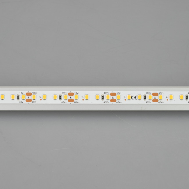Светодиодная лента Arlight RT-A120-10mm 48V Warm3000 (9.6 W/m, IP20, 2835, 30m) 032189