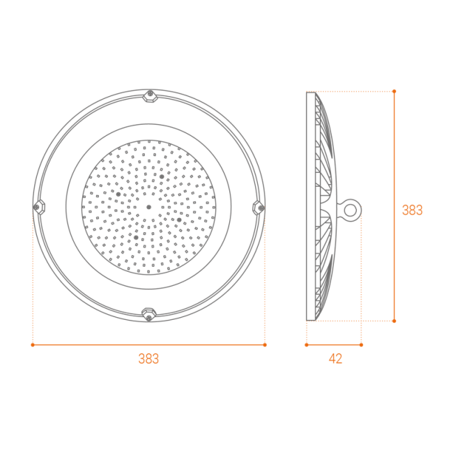 Промышленный светильник Wolta UFO-200W/01 Промышленный светильник Wolta UFO-200W/01