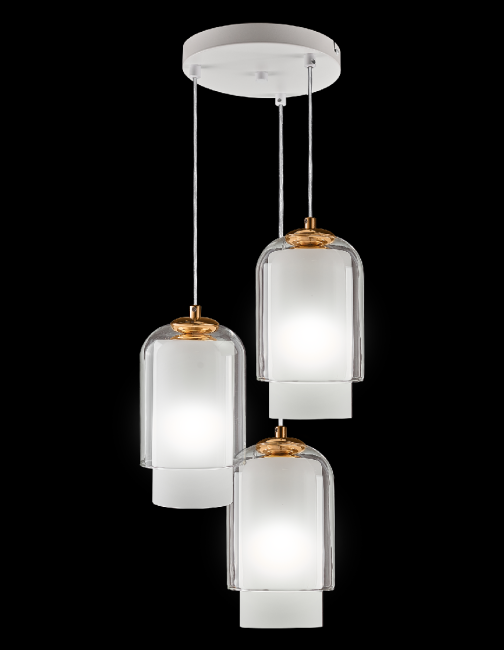 Подвесной светильник 33 Идеи PND105.03.16FG3.001.WH-M16WT