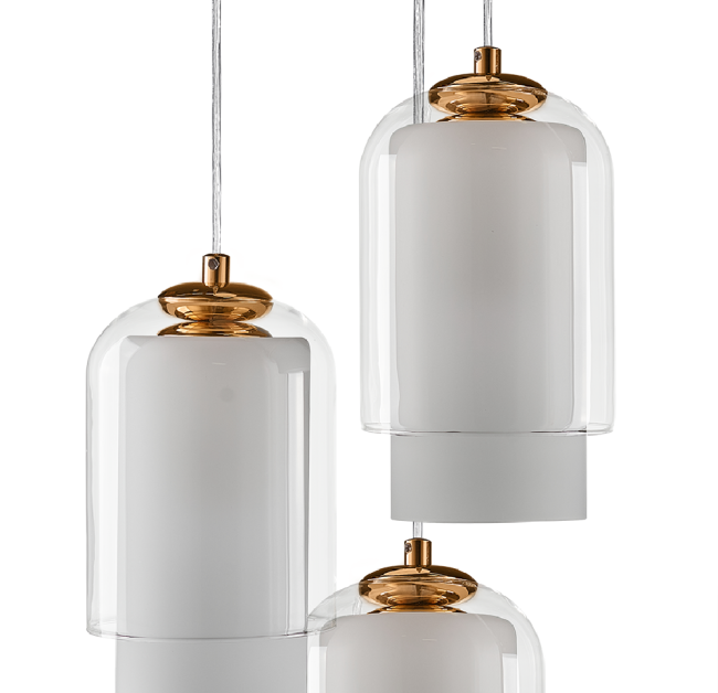 Подвесной светильник 33 Идеи PND105.03.16FG3.001.WH-M16WT