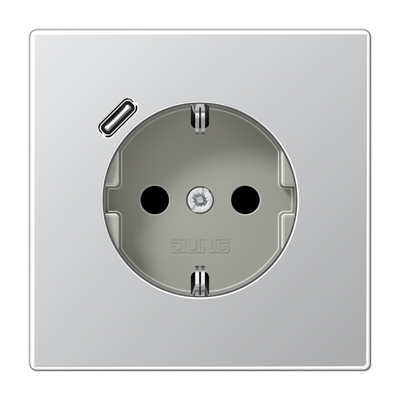 Розетка 2K+З USB Typ C Jung AL1520-18C Розетка 2K+З USB Typ C Jung AL1520-18C
