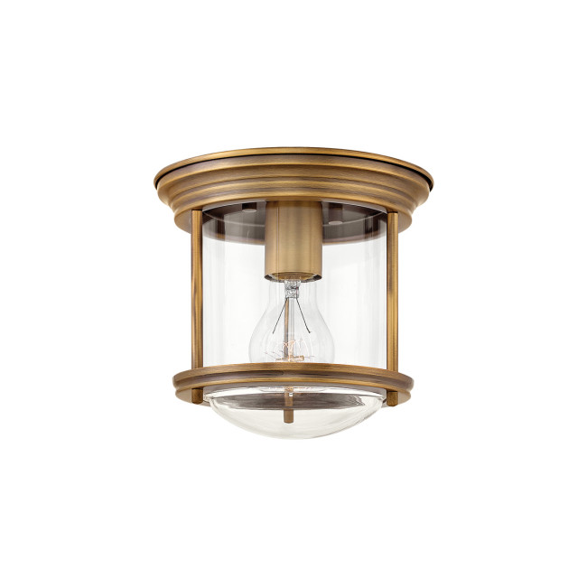 Потолочный светильник Hinkley Hadrian QN-HADRIAN-MINI-F-BR-CLEAR Потолочный светильник Hinkley Hadrian QN-HADRIAN-MINI-F-BR-CLEAR