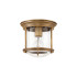 Потолочный светильник Hinkley Hadrian QN-HADRIAN-MINI-F-BR-CLEAR Потолочный светильник Hinkley Hadrian QN-HADRIAN-MINI-F-BR-CLEAR