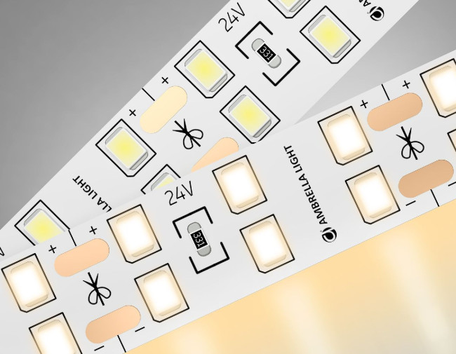 Светодиодная лента двухрядная Ambrella Light LED Strip 24В 2835 20Вт/м 3000K 5м IP20 GS3601 Светодиодная лента двухрядная Ambrella Light LED Strip 24В 2835 20Вт/м 3000K 5м IP20 GS3601