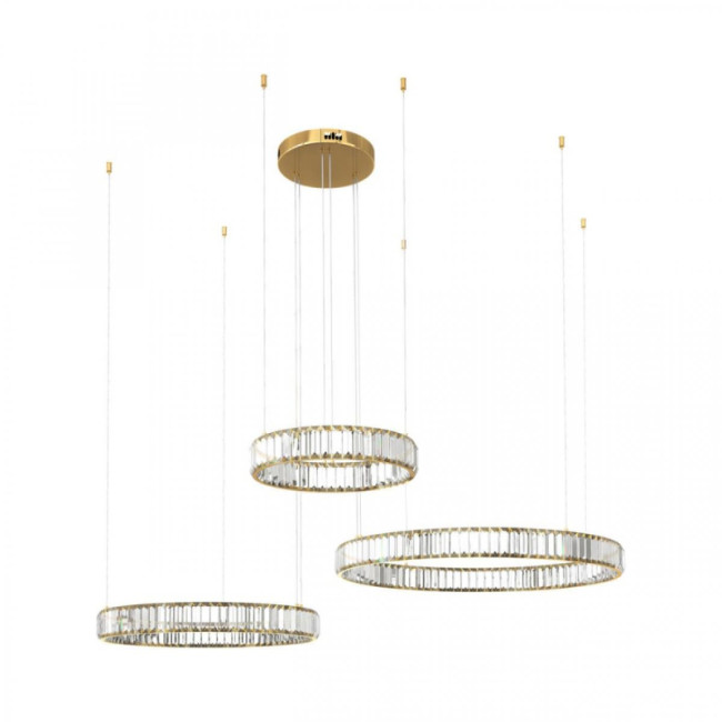 Подвесная люстра Loft IT Crystal ring 10135/3 Gold Подвесная люстра Loft IT Crystal ring 10135/3 Gold