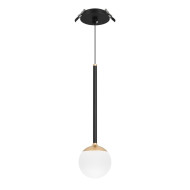 Подвесной светильник Arlight SP-BEADS-HANG-BUILT-T-R100-8W Warm3000 (BK-GD, 180 deg, 230V) 056420