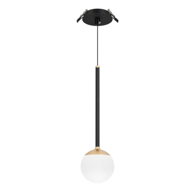 Подвесной светильник Arlight SP-BEADS-HANG-BUILT-T-R100-8W Warm3000 (BK-GD, 180 deg, 230V) 056420