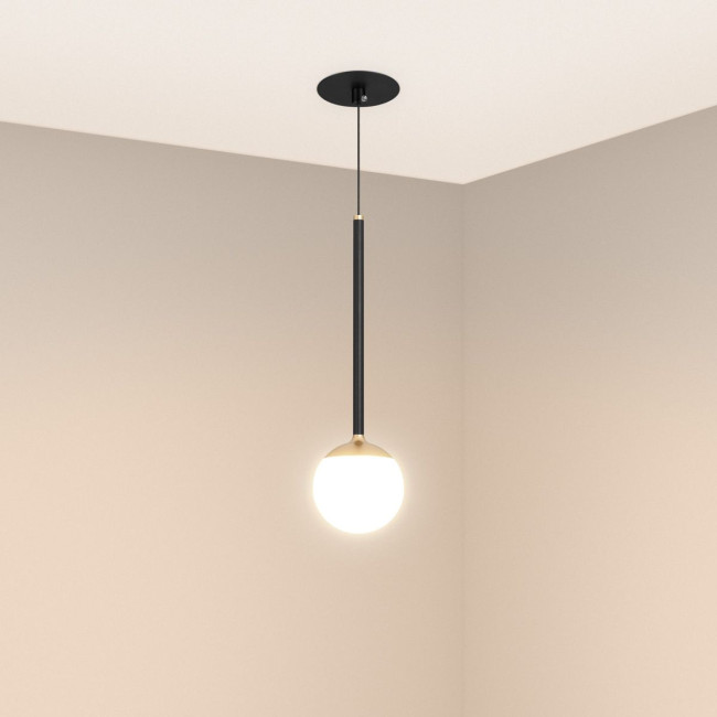 Подвесной светильник Arlight SP-BEADS-HANG-BUILT-T-R100-8W Warm3000 (BK-GD, 180 deg, 230V) 056420
