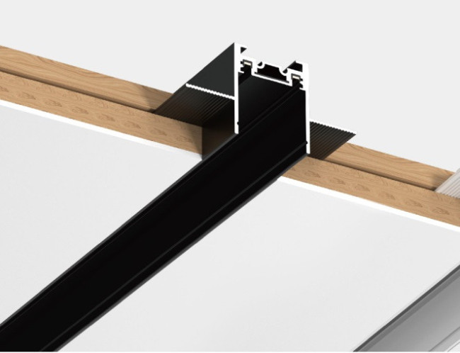 Шинопровод встраиваемый магнитный в тубусе Italline Kreator IT09-9021 black tube Шинопровод встраиваемый магнитный в тубусе Italline Kreator IT09-9021 black tube