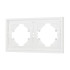 Рамка пластиковая на 2 поста Arlight FRM-TENDO-SFPL-2-WH 054649 Рамка пластиковая на 2 поста Arlight FRM-TENDO-SFPL-2-WH 054649