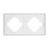 Рамка пластиковая на 2 поста Arlight FRM-TENDO-SFPL-2-WH 054649 Рамка пластиковая на 2 поста Arlight FRM-TENDO-SFPL-2-WH 054649