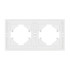 Рамка пластиковая на 2 поста Arlight FRM-TENDO-SFPL-2-WH 054649 Рамка пластиковая на 2 поста Arlight FRM-TENDO-SFPL-2-WH 054649