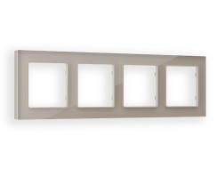 Рамка четырехместная Ambrella Volt Platos AF380604