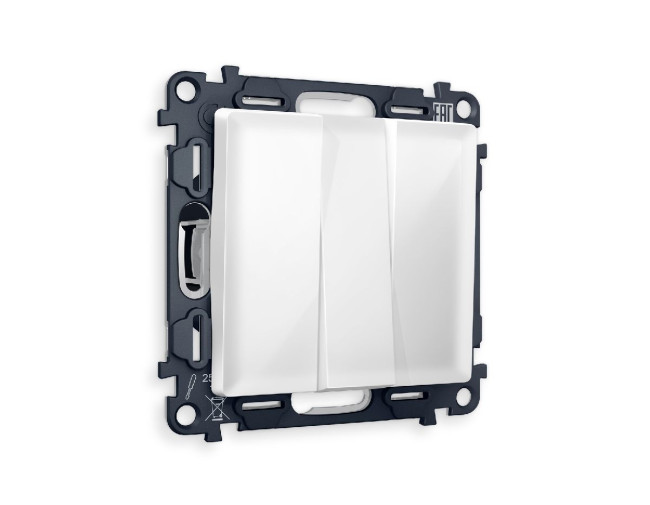 Комплект механизма 3-кл выключателя Ambrella Volt Alfa MA105010