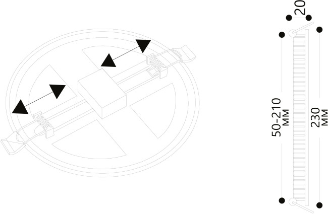 Встраиваемый светодиодный светильник Arte Lamp Mesura A7976PL-1WH Встраиваемый светодиодный светильник Arte Lamp Mesura A7976PL-1WH