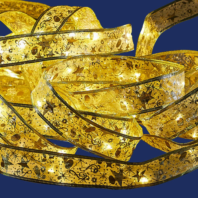 Гирлянда Uniel ULD-S1000-100/SCB/3AA WARM WHITE IP20 RIBBON UL-00010900