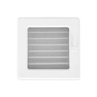 Решетка (Белый) с задвижкой 17*17