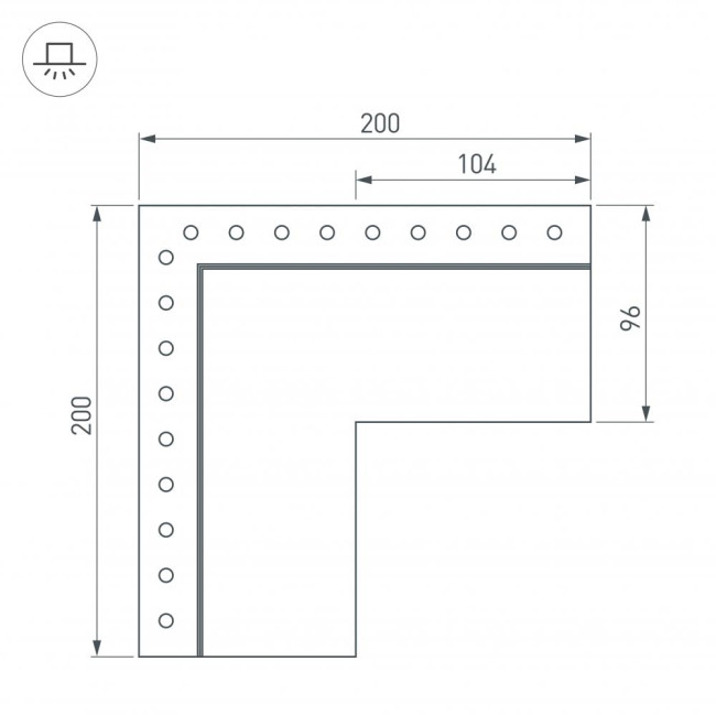 Соединитель профиля Arlight SL-LINIA 030137